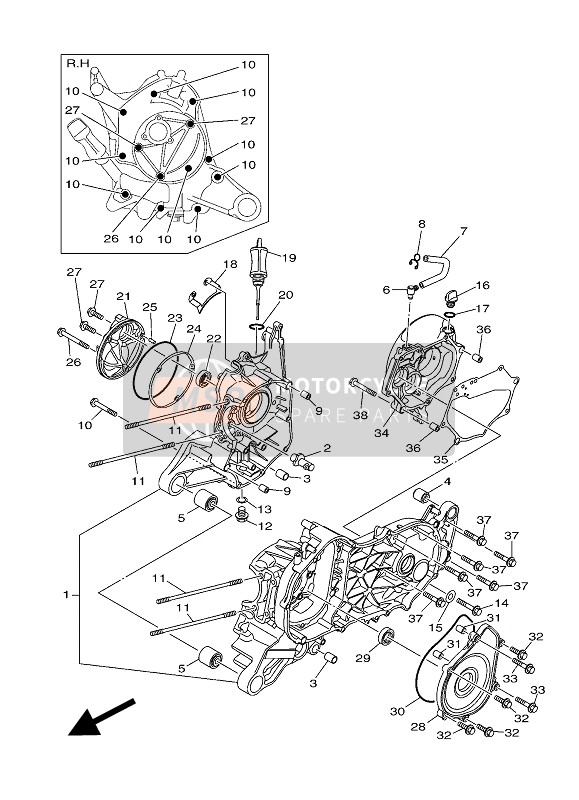 5P1E37690000, Joint Torique, Yamaha, 0